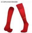 2022 Roma Club red kid soccer socks