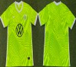 2021-2022 VfL Wolfsburg thailand version light green soccer jersey