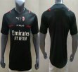 2021-2022 AC Milan club thailand version black soccer jerseys away