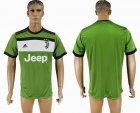 2017-2018 Juventus club thailand version green soccer jerseys away