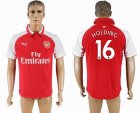 2017-20178 Arsenal Thailand version #16 HOLDING red soccer jersey home