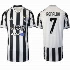 2021-2022 Juventus club Thailand version #7 RONALDO white soccer jerseys home