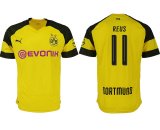 2018-2019 Dortmund thailand version #11 REUS yellow soccer jersey home