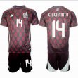2024-2025 Mexico team #14 Chicharito red soccer jersey home