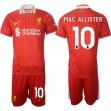 2024-2025 Liverpool club #10 MAC ALLISTER red soccer jerseys home