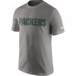 Professional customized Green Bay Packers T-Shirts gray