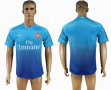 2017-2018 Arsenal club Thailand version skyblue soccer jersey away