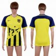 2017-2018 Atletico Madrid club thailand version yellow soccer jerseys away