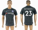 2017-2017 Chelsea #23 BATSHUAYI thailand version black soccer jersey away