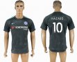 2017-2017 Chelsea #10 HAZARD thailand version black soccer jersey away