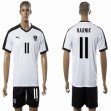 2016 Austria Team HARNIK #11 white soccer jersey away