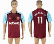 2017-2018 West ham #11 SNODGRASS Thailand version red soccer jersey home