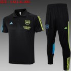 2023-2024 Arsenal club Polo black soccer uniforms with long shorts C1047