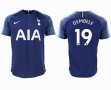 2018-2019 Tottenham Hotspur #19 DEMBELE thailand version blue soccer jersey away