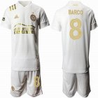 2020-2021 Atlanta United FC #8 BARCO white soccer jersey away