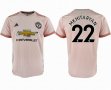 2018-2019 Manchester United Club #22 MKHITARYAN thailand version pink soccer jersey