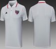 2023-2024 Sao Paulo club light gray polo soccer shirts C1031