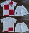 2024-2025 Croatia national team white red kid soccer jerseys home