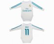 2017-2018 Real Madrid #10 BALE home long sleeve baby clothes