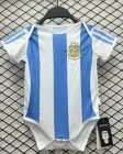 Argentina team white blue soccer baby clothes home