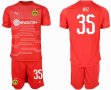 2018-2019 Dortmund #35 HITZ red goalkeeper soccer jerseys