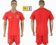 Swedish red goalkeeper soccer jersey FIFA World Cup and Russia 2018 patch