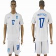 2016-2017 Greece team TACHTSIDIS #17 white soccer jersey home