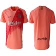 2018-2019 Barcelona Thailand version pink soccer jersey away