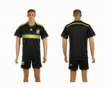 2014 World Cup Spain team black soccer uniforms away