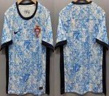 2024-2025 Portugal team thailand version skyblue soccer jerseys away