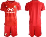 2018-2019 Olympique Lyonnais red goalkeeper soccer jerseys