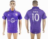 2017-2018 Orlando City Club #10 KAKA thailand version purple soccer jersey home