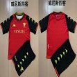 2021-2022 Venice team red black yellow soccer jersey away