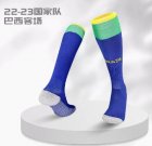 2022 Brazil team blue soccer socks away