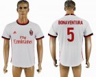 2017-2018 AC Milan #5 BONAVENTURA thailand version white soccer jersey away