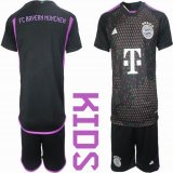 2023-2024 Bayern Munich club black Youth soccer jerseys away