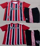 2022-2023 Sao Paulo FC club red bue socer jersey away