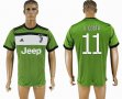 2017-23018 Juventus club #11 D.COSTA thailand version green soccer jerseys away