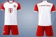 2023-2024 Bayern Munich club white red soccer jerseys home