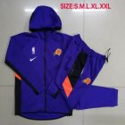 Phoenix Suns purple NBA Hooded Sweatshirt with long shorts