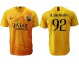 2018-2019 Rome thailand version #92 EL SHAARAWY yellow soccer jerseys away