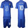 2021-2022 Chelsea club #10 PULISIC blue soccer jerseys home