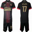 2021-2022 Atlanta United Club#17 ATLANTA black soccer jersey home