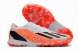 2023 Adidas X series fully knitted flat MD sole football shoes orange white black