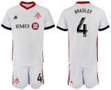 2018-2019 Toronto FC #4 BRADLEY white soccer jerseys away