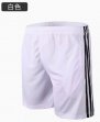 blank white soccer shorts with Pockets