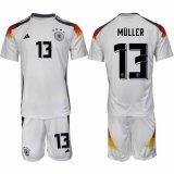 2024-2025 Germany Team #13 MULLER white soccer jersey home