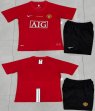 Manchester United club red black throwback soccer jerseys home