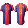 2019-2020 Barcelona thailand version #8 A.INIESTA red blue soccer jersey home