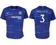 2018-2019 Chelsea club thailand version #3 MARCOSA. blue soccer jersey home